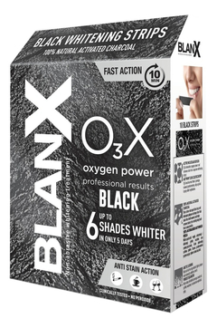 Blanx Отбеливающие полоски  с углем Whitening  Strips  Black 6 шт (Blanx, Специальный уход Blanx)