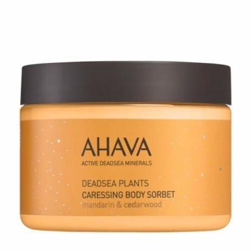 Ахава Нежный крем для тела мандарин и кедр Caressing Body Sorbet Mandarin and Cedarwood, 350 мл (Ahava, Deadsea plants) фото 0