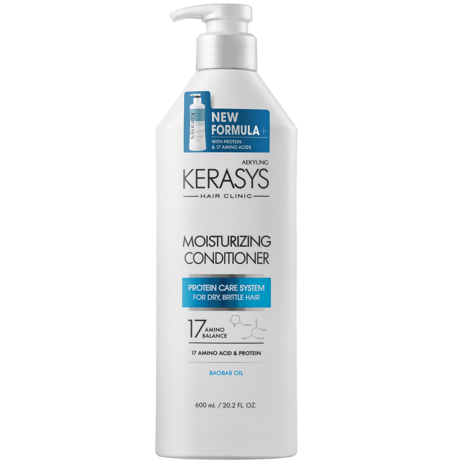 Kerasys Увлажняющий кондиционер для волос, 600 мл (Kerasys, ) kerasys увлажняющий набор шампунь и кондиционер для сухих и ломких волос moisturizing