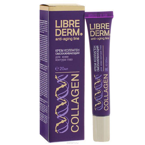 цена Librederm Коллаген крем омолаживающий для кожи контура глаз, 20 мл (Librederm, Коллагеновая коллекция)
