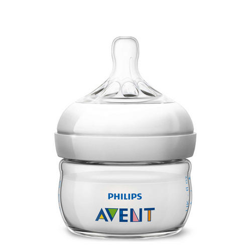 Авент Бутылочка для кормления серии 60 мл, 1 шт, 0-6мес (Avent, Natural line) фото 0