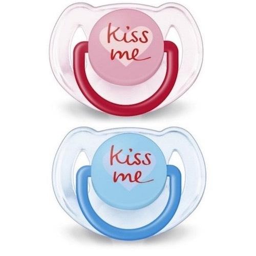 Avent Пустышка Kiss me, 6-18 мес., 2шт (Avent, Пустышки)