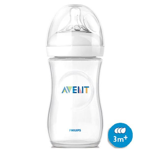 Авент Бутылочка для кормления 330 мл., 1 шт., с 3 мес. (Avent, Natural line) фото 0