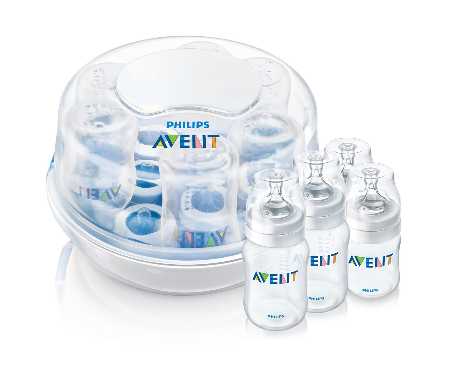 Авент Набор для новорождённого с стерилизатором для СВЧ (Avent, Стерилизаторы) фото 0