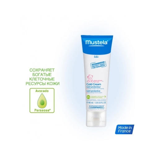 Мустела Питательный крем для лица с кольд-кремом 40 мл (Mustela, Bebe - защита кожи) фото 1
