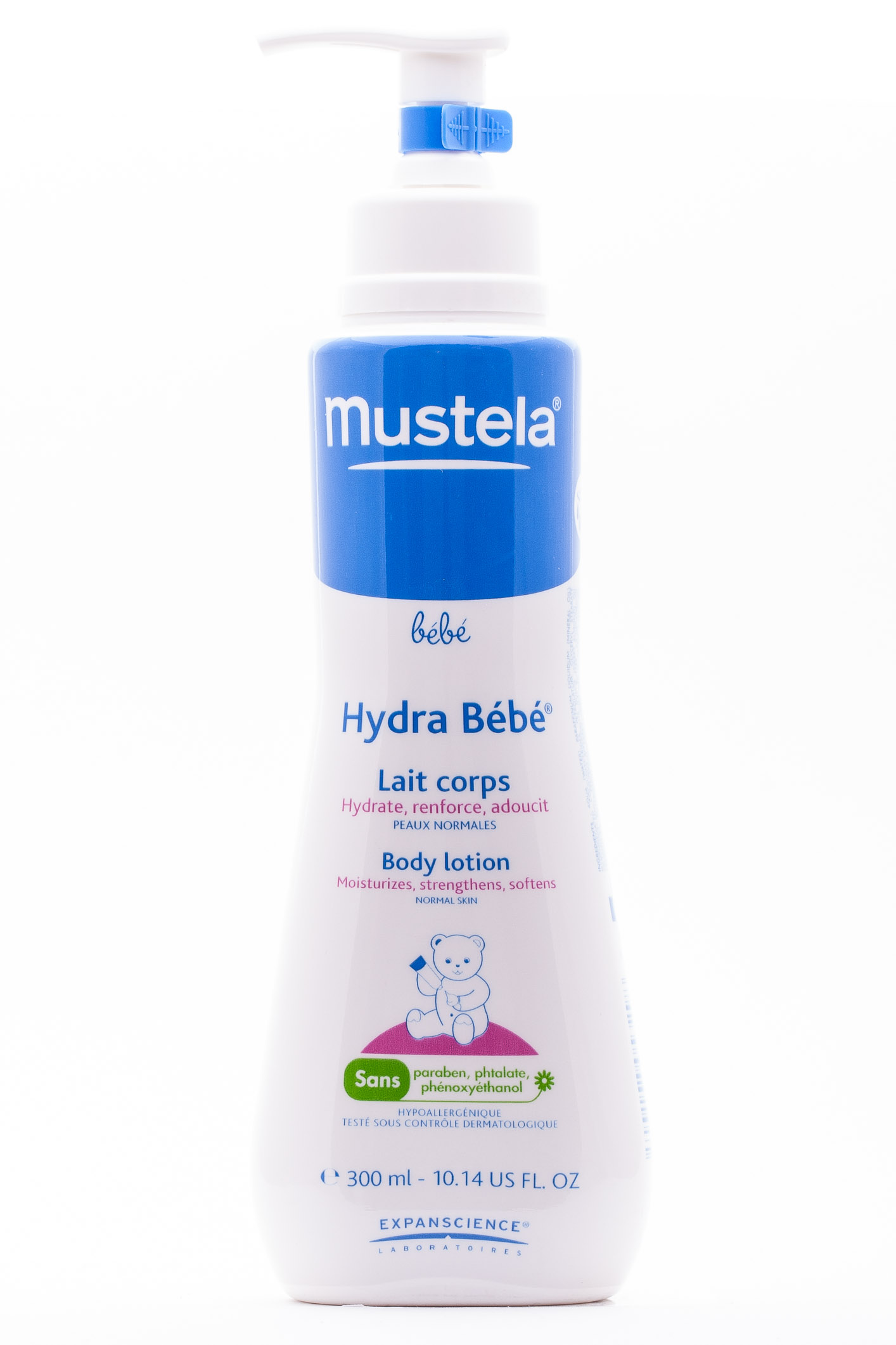 Мустела Крем для тела увлажняющий «Hydra-Bebe» детский, 300 мл (Mustela, Bebe - защита кожи) фото 1