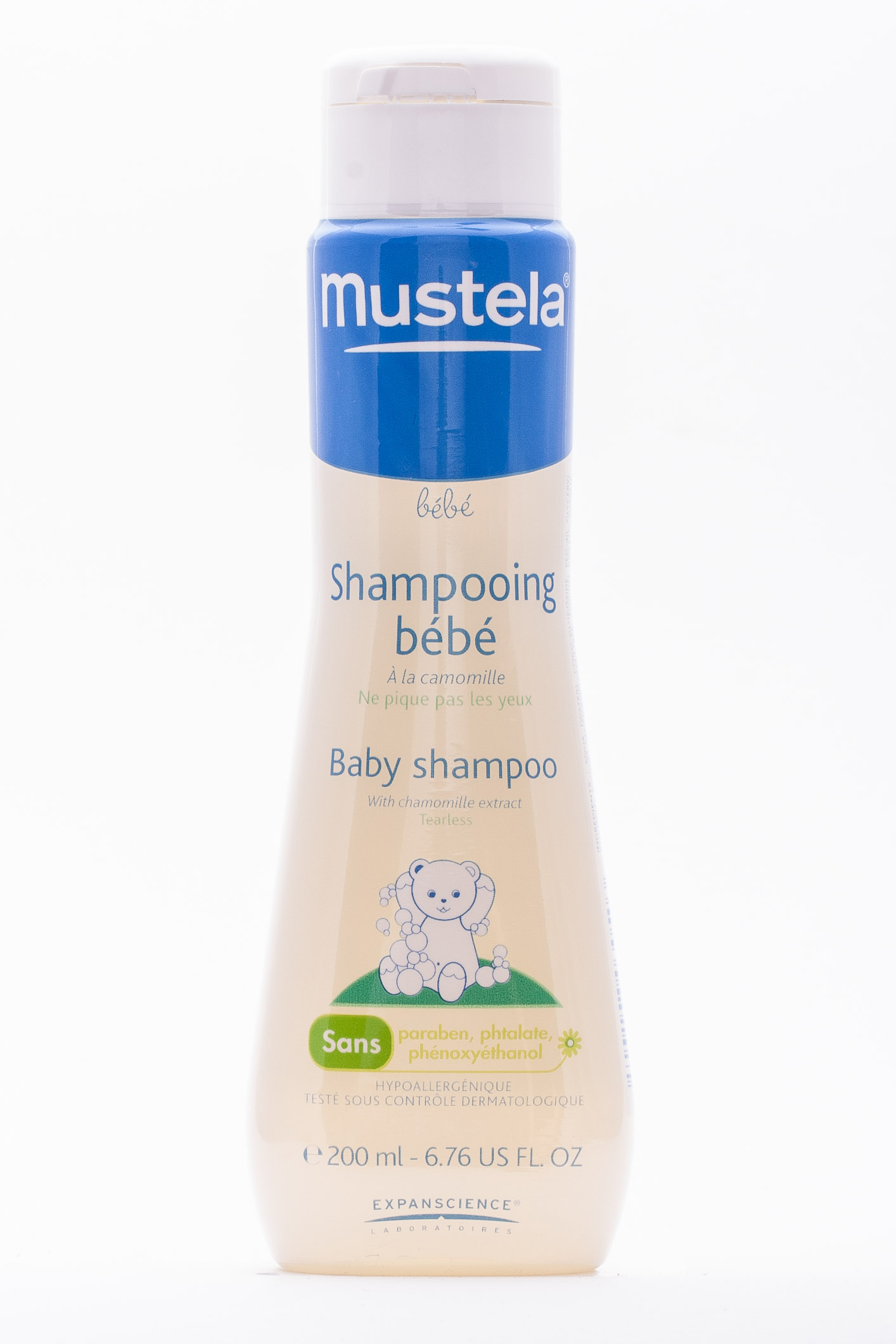 Мустела Шампунь для детей всех возрастов  200 мл (Mustela, Bebe - время купаться) фото 3