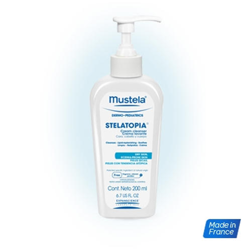 Мустела Крем для мытья для новорожденных, младенцев и детей 200 мл (Mustela, Stelatopia) фото 0