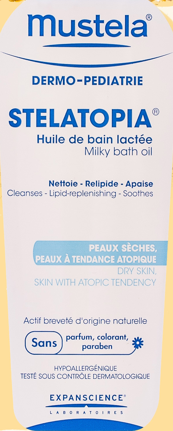 Мустела Масло для ванны для новорожденных, младенцев и детей 200 мл (Mustela, Stelatopia) фото 8