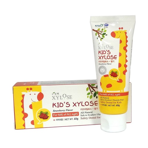 Hanil Зубная паста  с экстрактом клубники для детей XYLOSE KIDS Xylose Strawberry 60гр (Hanil, Уход за полостью рта/)