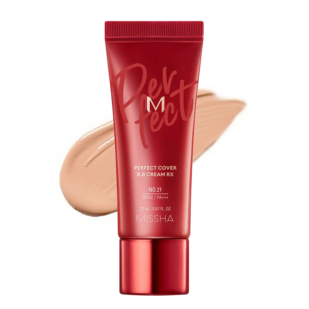 Missha Тональный BB крем M Perfect Cover BB Cream Rx SPF42/PA+++, 20 мл (Missha, Perfect Cover) bb крем для лица тональный крем