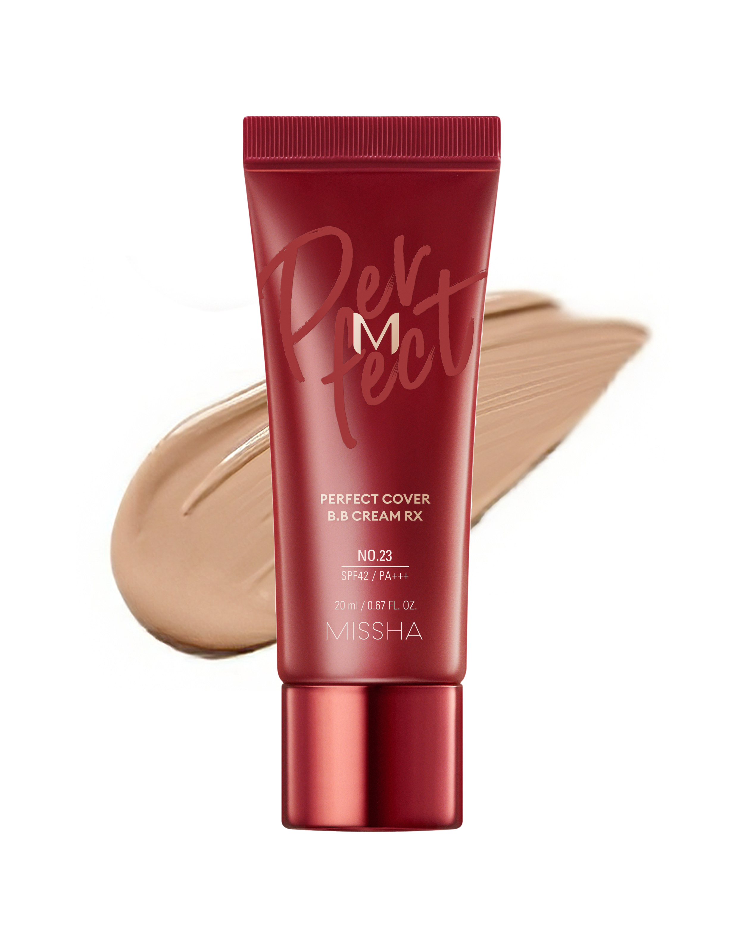 Миша Тональный BB крем M Perfect Cover BB Cream Rx SPF42/PA+++ № 23 Natural Beige, 20 мл (Missha, Perfect Cover) фото 0