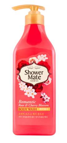 Kerasys Гель для душа Роза и вишневый цвет Shower Mate, 550 мл (Kerasys, Shower Mate) цена и фото