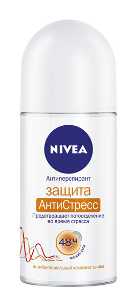 Нивеа Дезодорант шариковый женский Защита антиСтресс 50 мл (Nivea, Уход за телом) фото 0