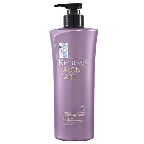 Керасис Шампунь для волос гладкость и блеск Straightening Ampoule, 470 мл (Kerasys, Salon Care) фото 0