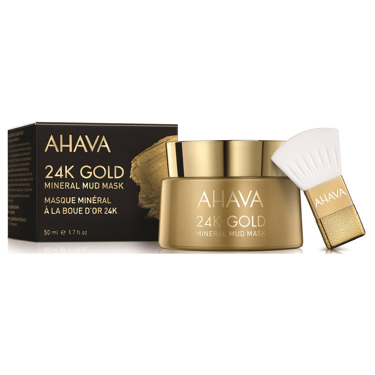 Ahava Маска с грязью Мертвого моря 24K Gold Facial Mud Mask, 50 мл (Ahava, Mineral Mud Masks) уход за лицом ahava mineral mud masks маска с золотом 24к