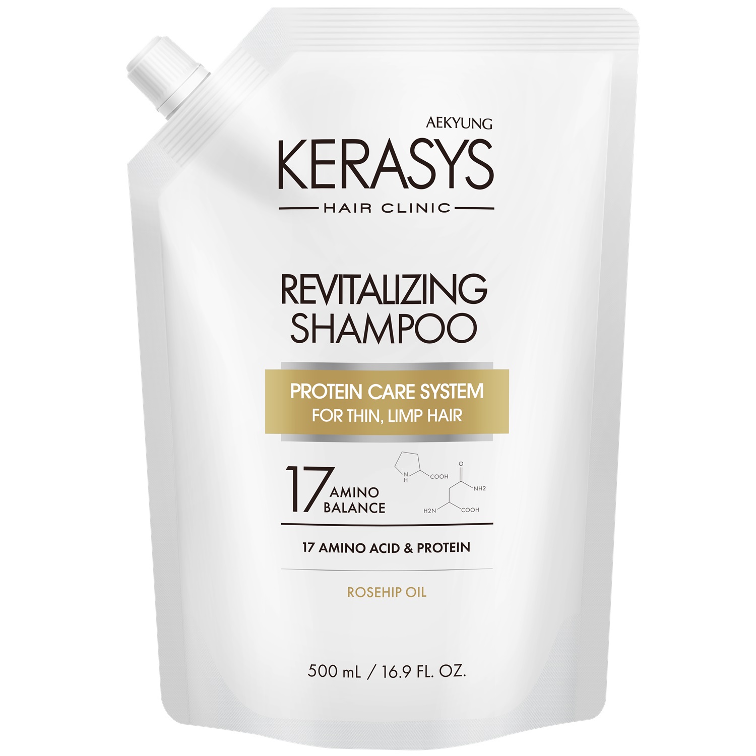 Kerasys Шампунь оздоравливающий для волос, сменный блок, 500 мл (Kerasys, Hair Clinic)