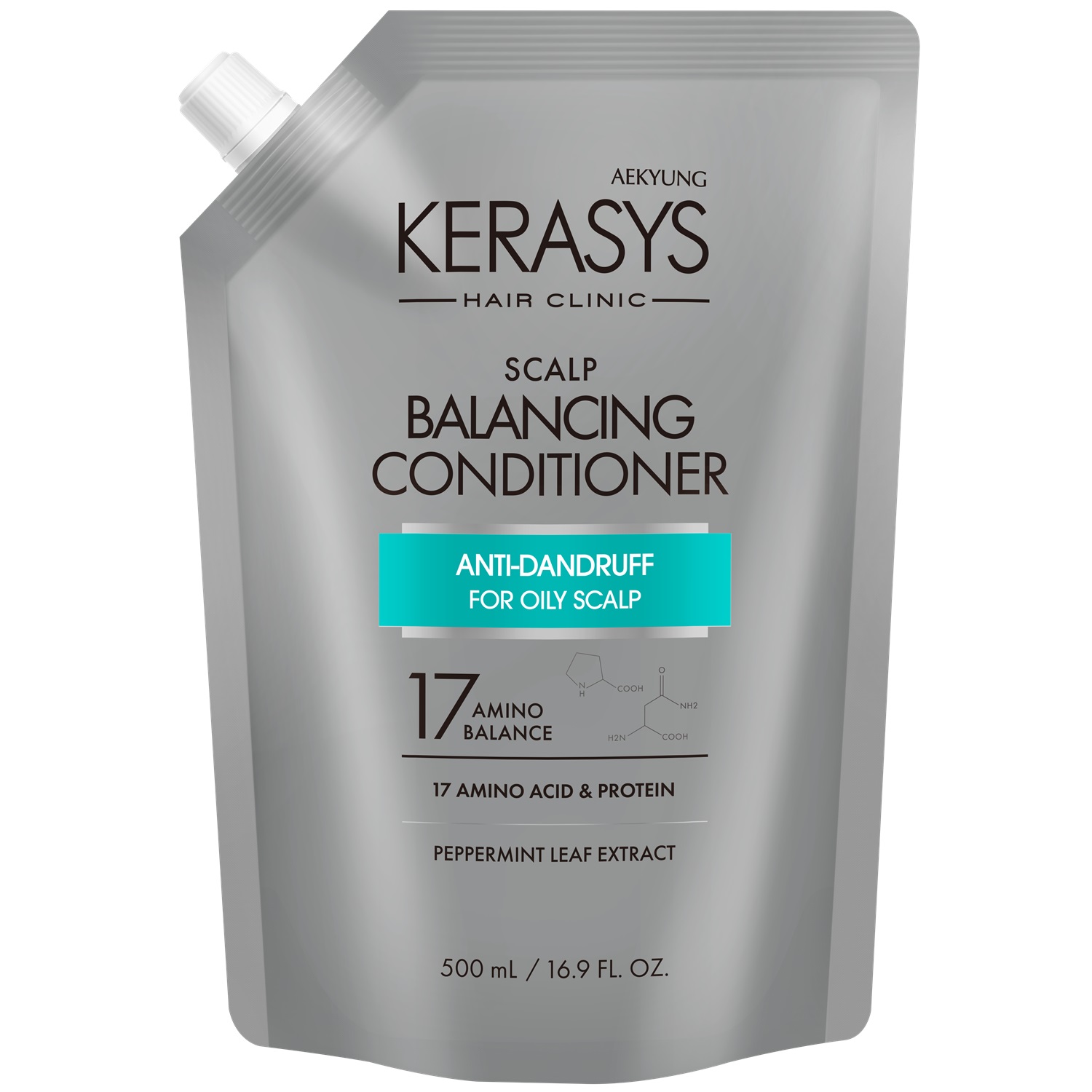 Kerasys Кондиционер для лечения кожи головы Balancing запасной блок, 500 мл (Kerasys, Scalp Care) kerasys шампунь для лечения кожи головы запасной блок 500 мл kerasys scalp care