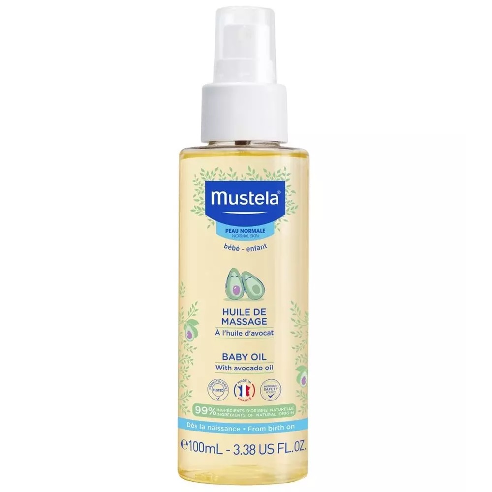 Мустела Массажное масло, 100 мл (Mustela, Bebe - защита кожи) фото 0