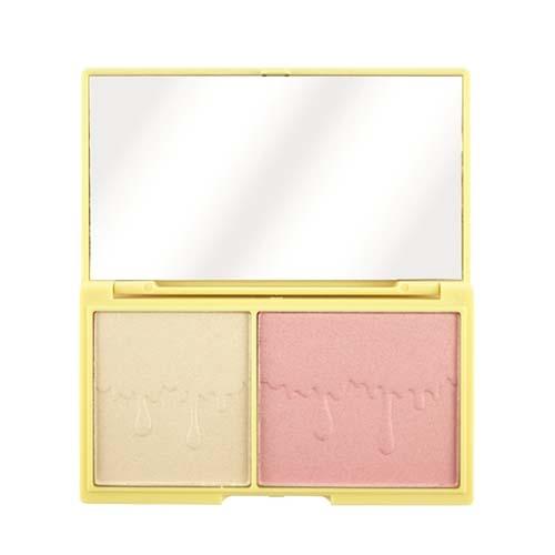 Палетка хайлайтера и румян I Heart Makeup Light and Glow (Makeup Revolution, Лицо)