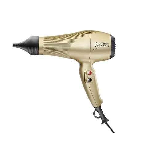 Эрмила Фен золотой, 2000 Вт с ионизацей и  2 насадками 1 шт (Ermila, Фены) фото 2