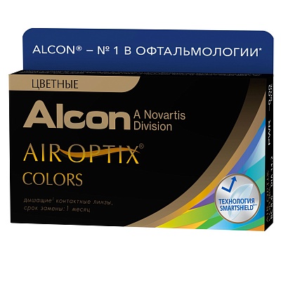 

Alcon Цветные контактные линзы плановой замены Air Optix Colors 2 шт (Alcon, Цветные линзы), Цветные линзы