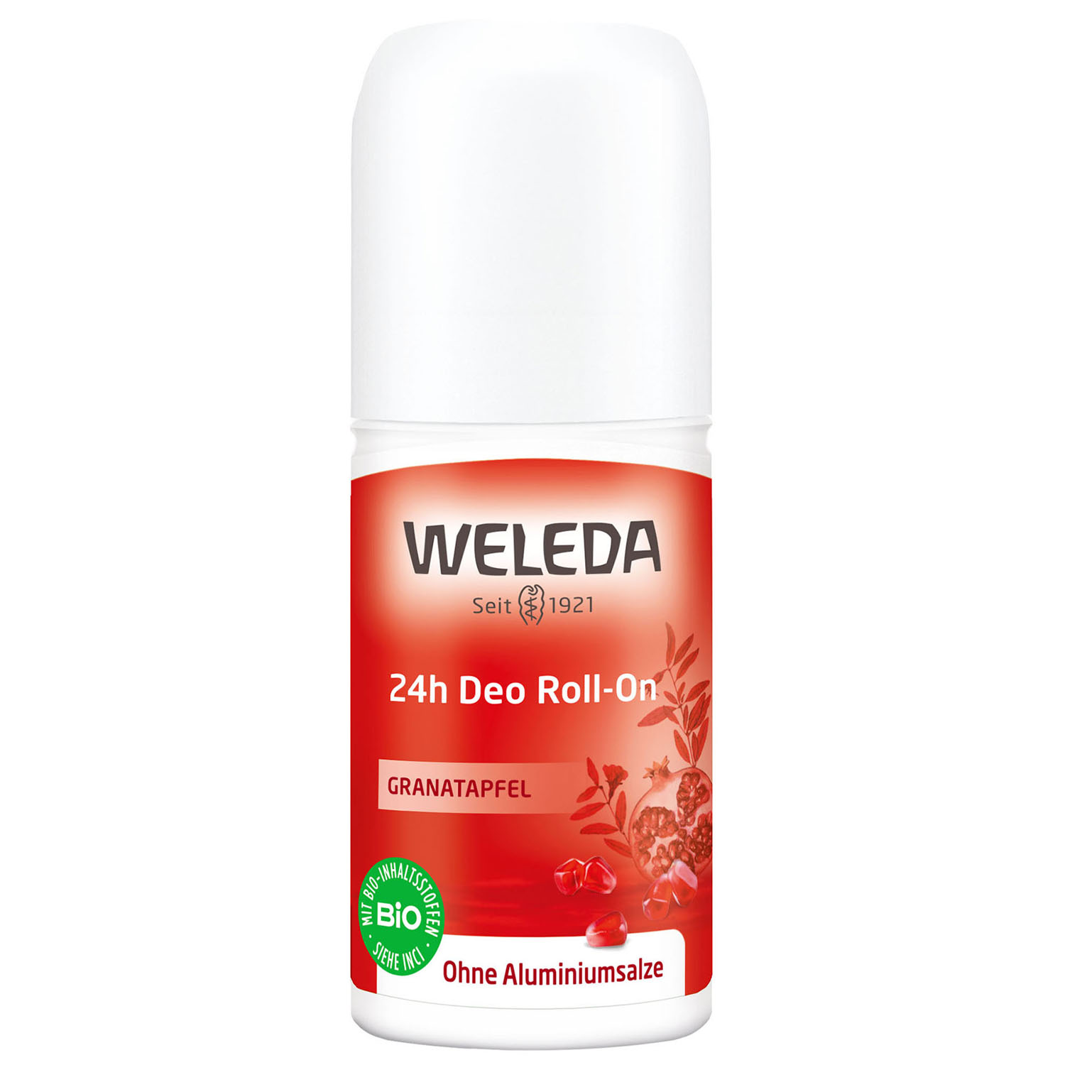 Weleda Гранатовый дезодорант 24 часа Roll-On 50 мл (Weleda, Гранатовая линия) косметика для мамы weleda дезодорант гранатовый 24 часа roll on 50 мл