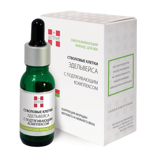 

Active+ Стволовые клетки Эдельвейса с подтягивающим комплексом 20 мл (Active+, Phito Stem Cell), Phito Stem Cell