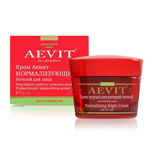 Либридерм Крем нормализующий ночной, 50 мл (Librederm, Aevit) фото 0
