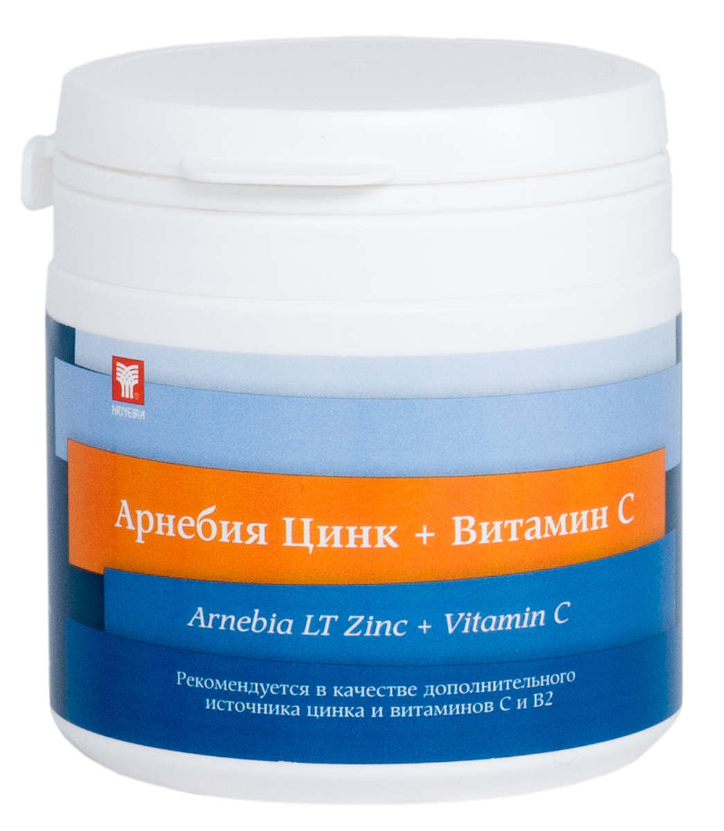 Арнебия Цинк + витамин С таблетки для рассасывания 60 штук (Arnebia, БАДы) фото 0