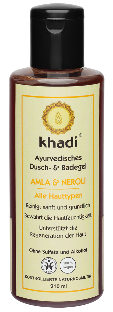 

Khadi Гель для душа и ванны «амла - нероли» 210 мл (Khadi, Для тела), Для тела