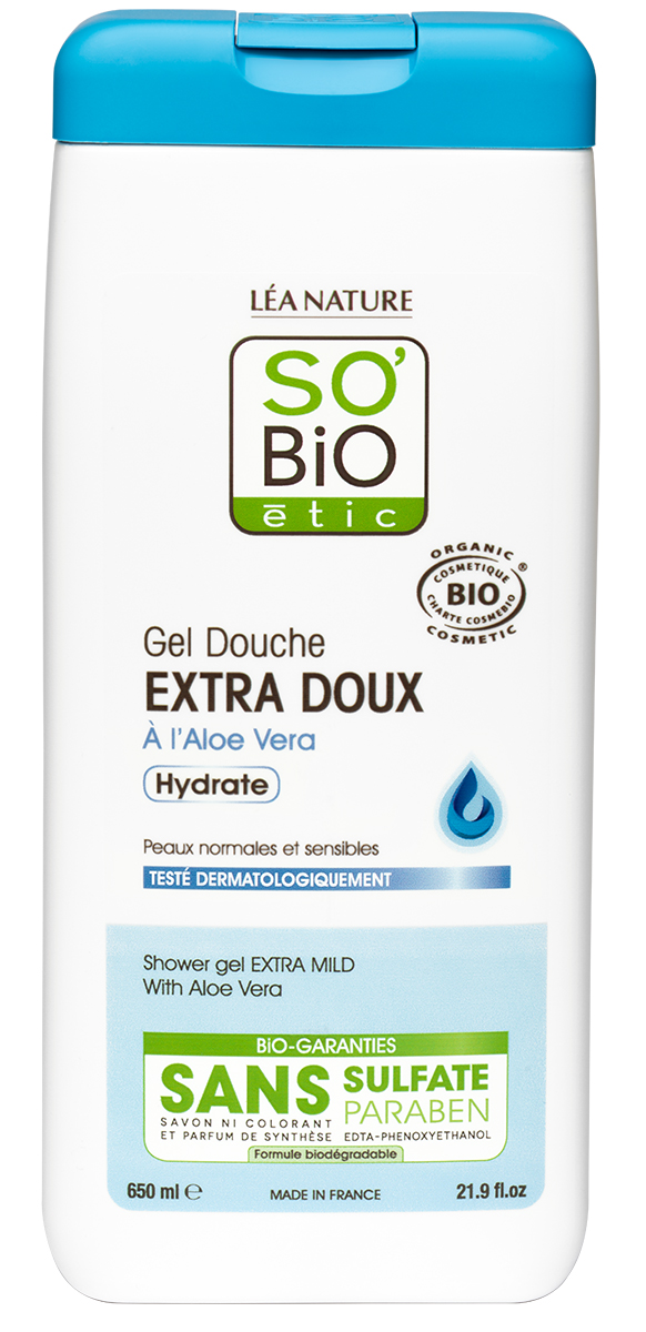 

So’bio etic Ультра мягкий гель для душа с «алоэ вера» 650 мл (So’bio etic, Для тела), Для тела