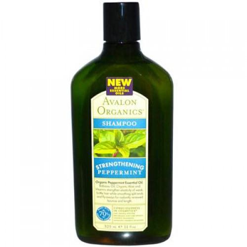 Авалон Органик Укрепляющий шампунь Мята 325 мл (Avalon Organic, Shampoo) фото 0