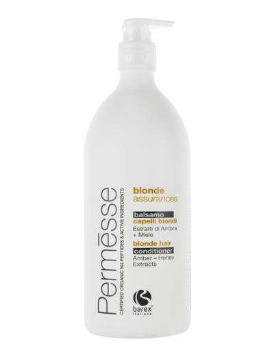 Барекс Бальзам для осветленных волос с экстртрактом Янтаря и Медом Blonde hair conditioner with Amber and Honey extracts 1000 мл (Barex, Permesse) фото 0