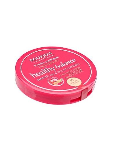 Компактная выравнивающая пудра Healthy Balance тон 53 beige clair (Bourjois, Healthy balance)