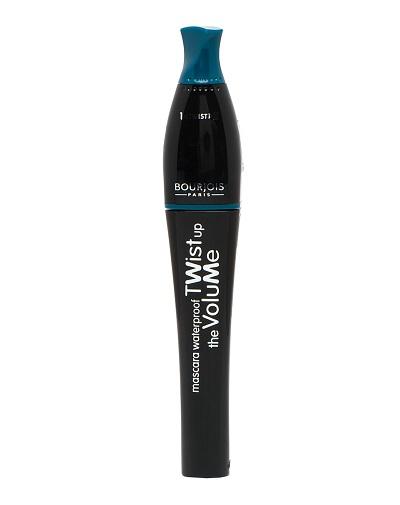 Водостойкая объемная тушь для ресниц 2 В 1 Twist Up The Volume Waterproof тон 21 noir (Bourjois, Mascara volume twist wp)