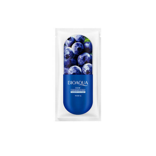 Биоаква Ночная маска для лица Blueberry Jelly Mask 8 грамм (Bioaqua, Маски) фото 0