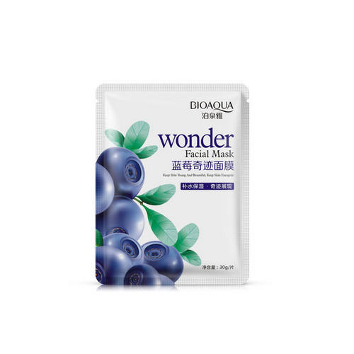 Биоаква Увлажняющая маска с экстрактом черники Wonder 30 грамм (Bioaqua, Маски) фото 0