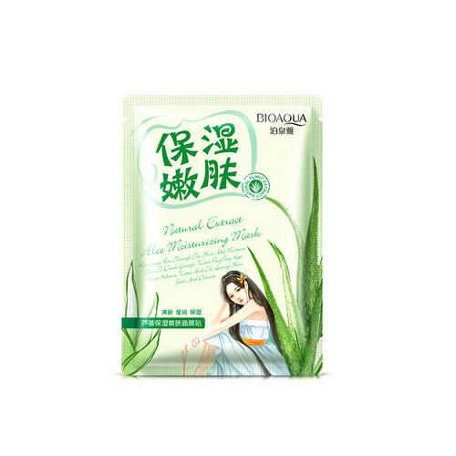 Биоаква Успокаивающая маска с экстрактом алоэ Natural Extract 30 грамм (Bioaqua, Маски) фото 0