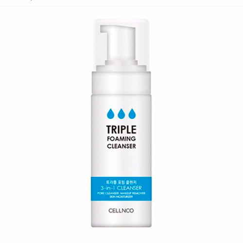 Сэллэнко Глубокоочищающая пенка для умывания 3 in 1 Triple Foaming Cleanser, 150 мл (Cellnco, Очищение кожи) фото 0
