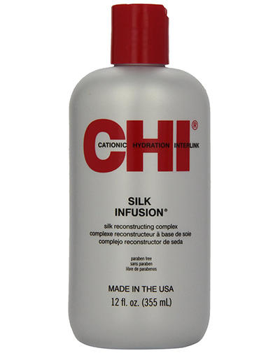 Chi Гель жидкий шелк восстанавливающий Шелковая Инфузия Silk Infusion, 355 мл (Chi, Infra) chi silk infusion восстанавливающий гель для волос 177 мл бутылка