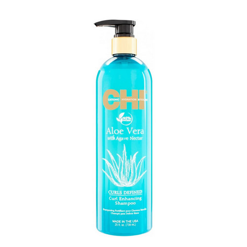 Чи Шампунь для вьющихся волос с Нектаром Агавы и Алоэ Вера Curl Enhancing Shampoo, 710 мл (Chi, Aloe Vera) фото 0