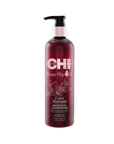 Chi Кондиционер с маслом шиповника для окрашенных волос Protecting Conditioner, 340 мл (Chi, Rose Hip Oil) шампунь поддержание цвета chi protecting shampoo rose hip oil 340 мл