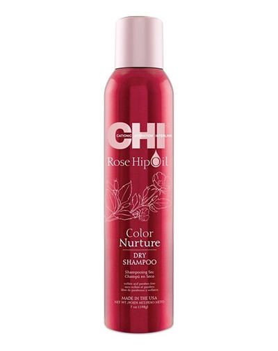 Chi Сухой шампунь с маслом шиповника для окрашенных волос Dry Shampoo, 198 г (Chi, Rose Hip Oil)