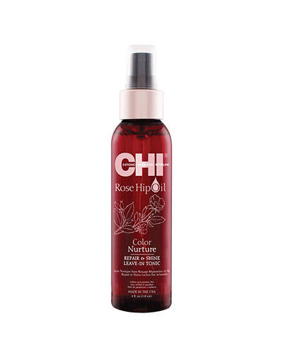 Chi Несмываемый тоник с маслом шиповника для окрашенных волос, 118 мл (Chi, Rose Hip Oil) chi шампунь с маслом шиповника для окрашенных волос protecting shampoo 739 мл chi rose hip oil