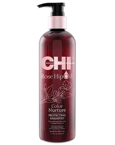 Chi Шампунь с маслом шиповника для окрашенных волос Protecting Shampoo, 340 мл (Chi, Rose Hip Oil) chi шампунь с маслом шиповника для окрашенных волос protecting shampoo 739 мл chi rose hip oil