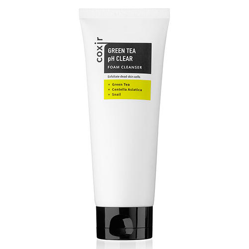  Очищающая пенка с зеленым чаем pH Clear Cleanser, 150 мл (Coxir, Greentea) фото 0