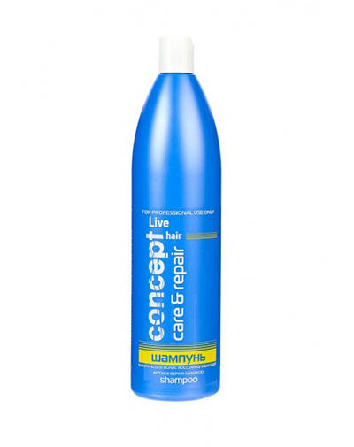 Концепт Шампунь для волос восстанавливающий Intense Repair shampoo 1000 мл (Concept, Live Hair) фото 0