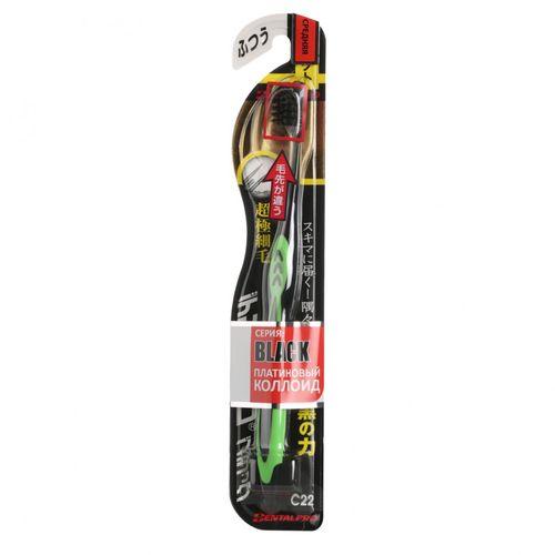 

Dentalpro Black Compact Head Щетка зубная средней жесткости 1 шт (Dentalpro, Щетки Dentalpro), Щетки Dentalpro