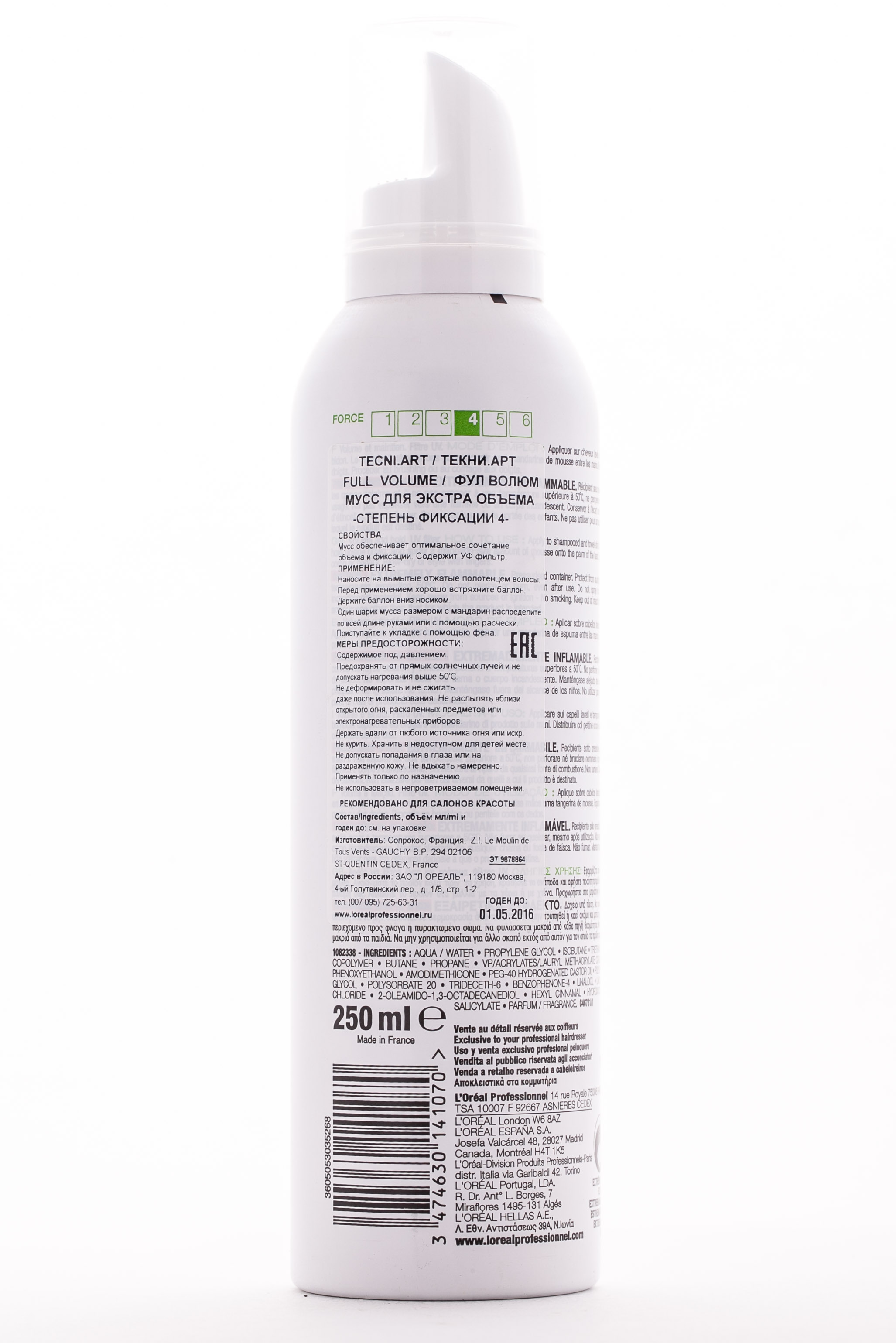 Лореаль Профессионель Фулл Волюм Мусс для объема тонких волос 250 мл (L'oreal Professionnel, Стайлинг) фото 1